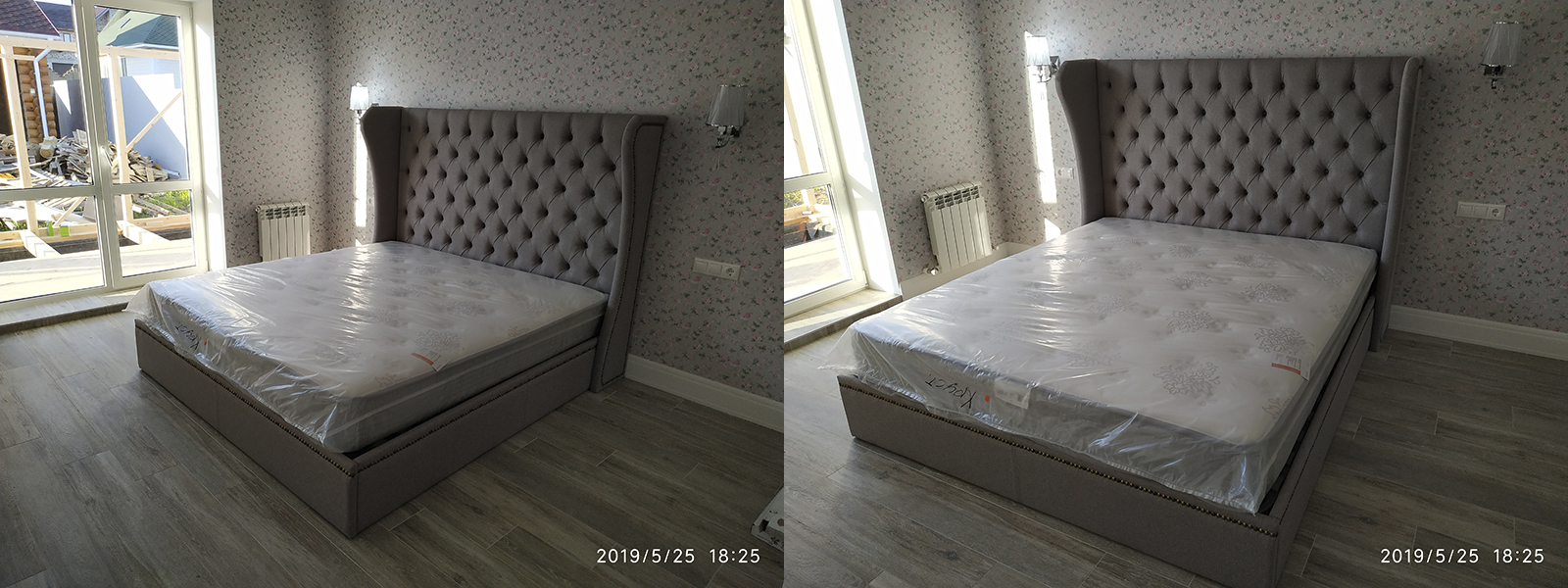 Перетяжка изголовья кровати в Крыму - адекватная стоимость Перетяжка изголовья кровати в Крыму на дому и в мастерской, выгодные цены